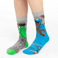 Women's Sesame Street, Oscar and Cookie Monster Socks