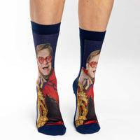 Women's Elton John, On Chair Socks