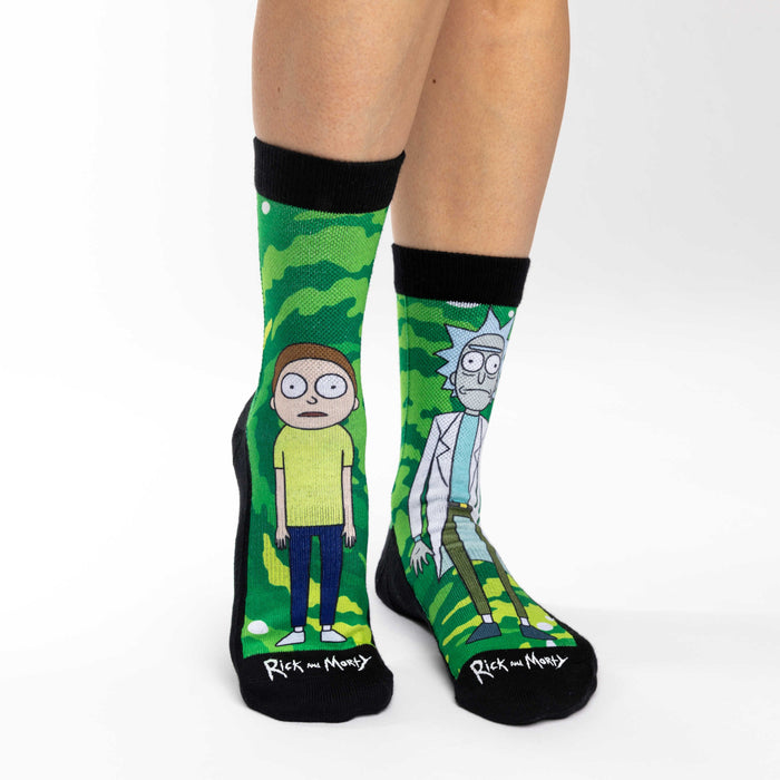 Women's Rick and Morty, Standing Together Socks