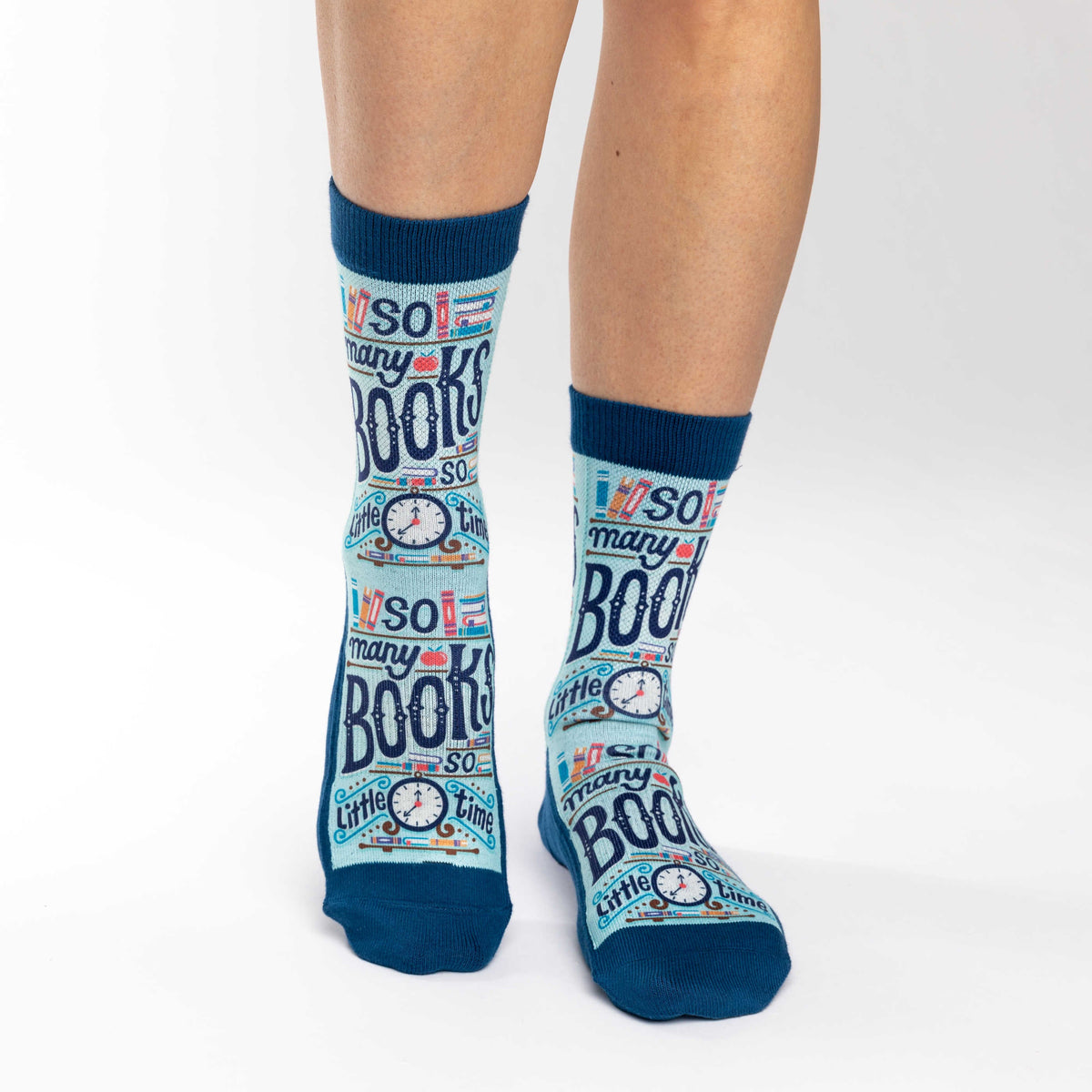 Women's So Many Book So Little Time Socks