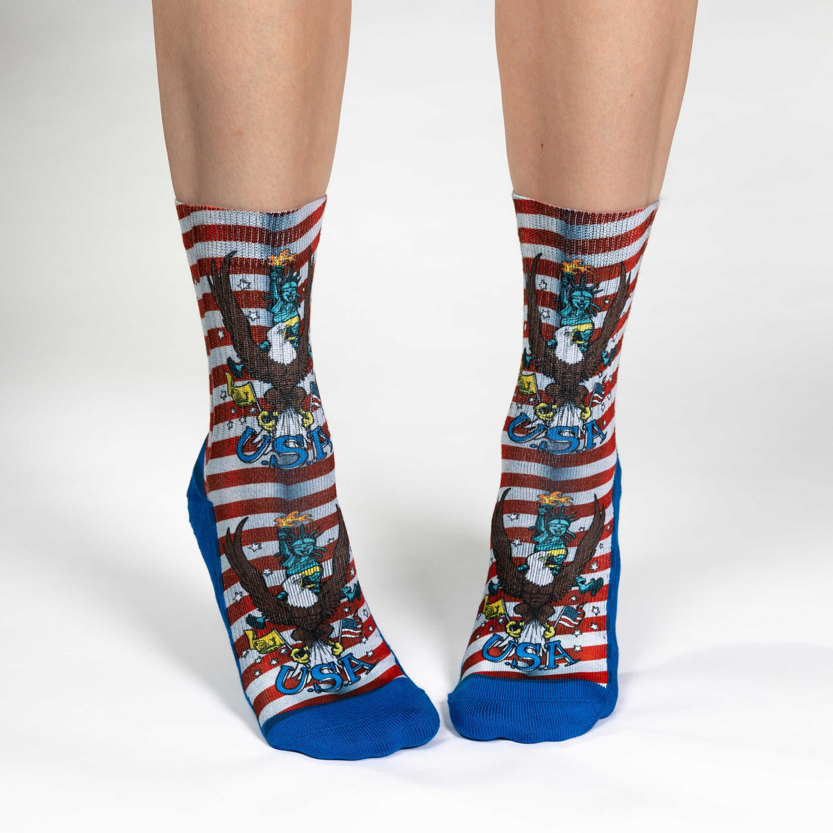 Women's Majestic America Bald Eagle Socks