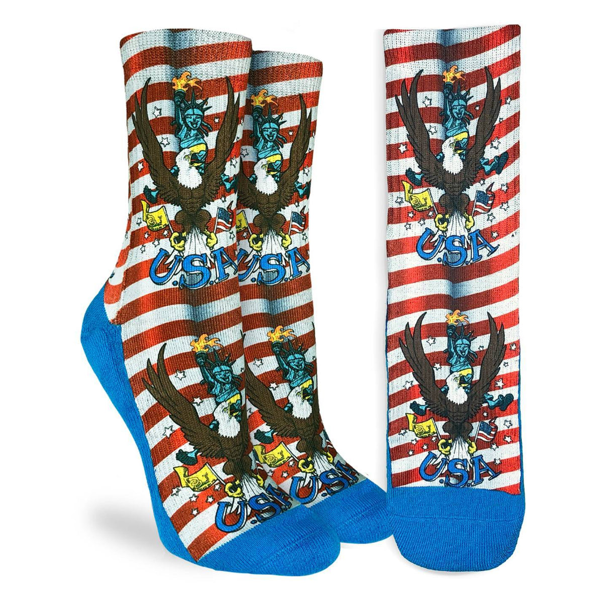 Women's Majestic America Bald Eagle Socks