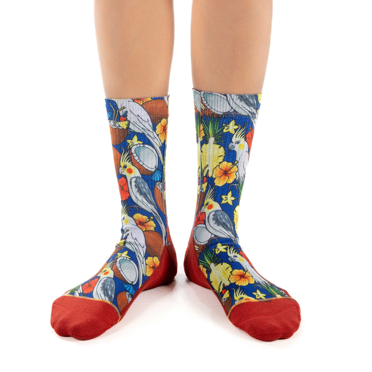 Women's Cockatoo and Coconuts Socks