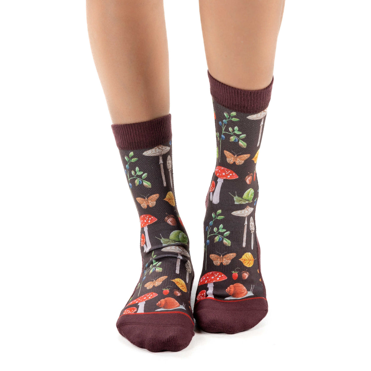 Women's Mushrooms, Snails and Bugs Socks