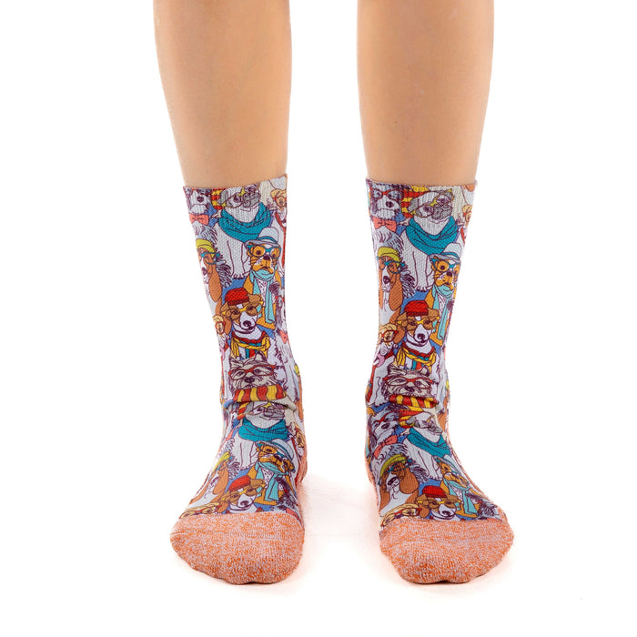 Women's Hipster Dogs Socks