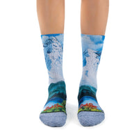 Women's Bob Ross, Mountain & Lake Socks