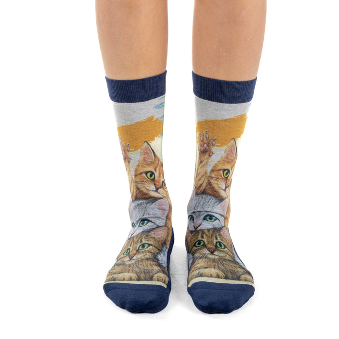 Women's Stack the Cats Socks