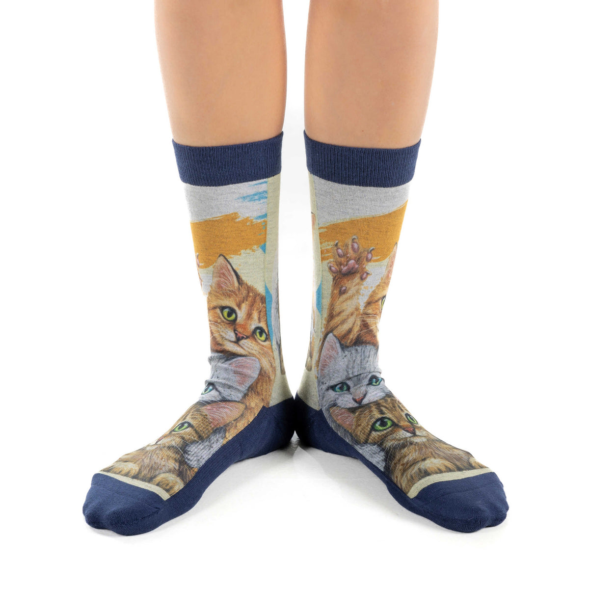 Women's Stack the Cats Socks