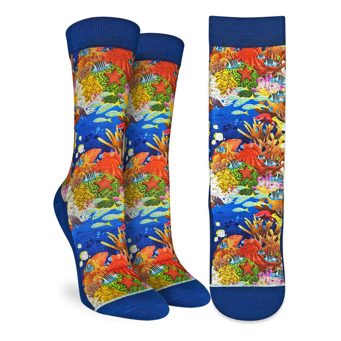Women's Octopus Hiding in Reef Socks