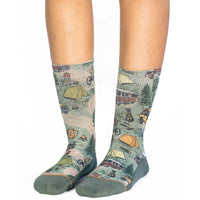 Women's Vintage Camping Trip Socks