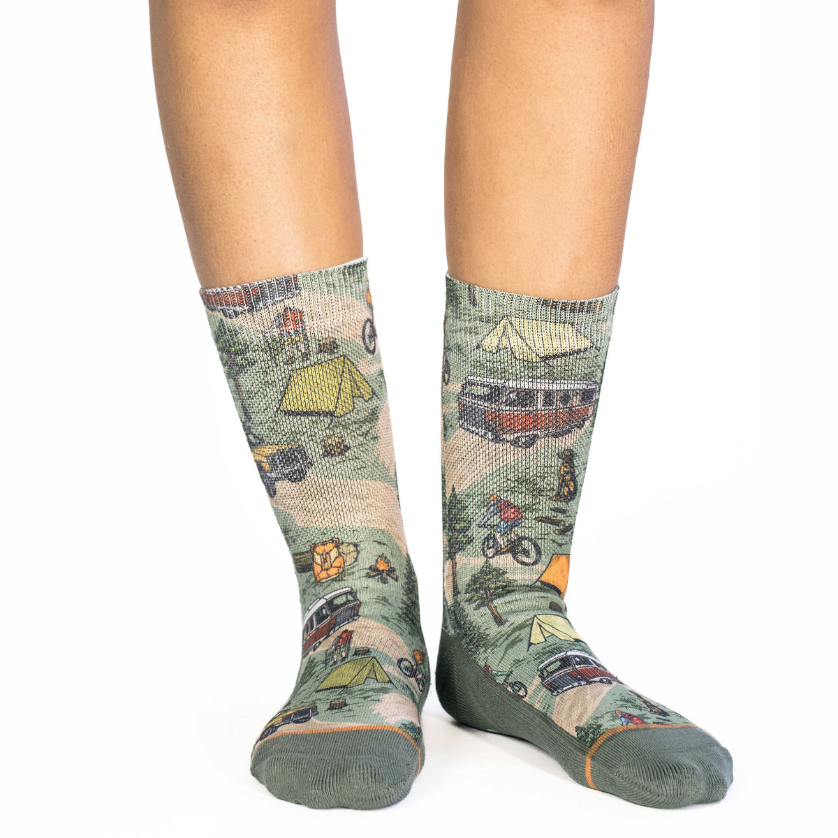 Women's Vintage Camping Trip Socks