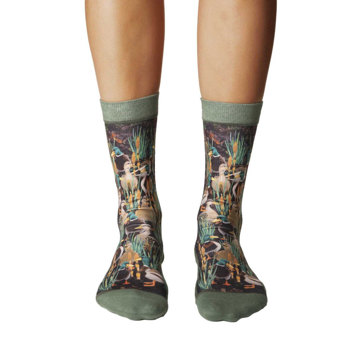 Women's Mallard Ducks in the Marsh Socks