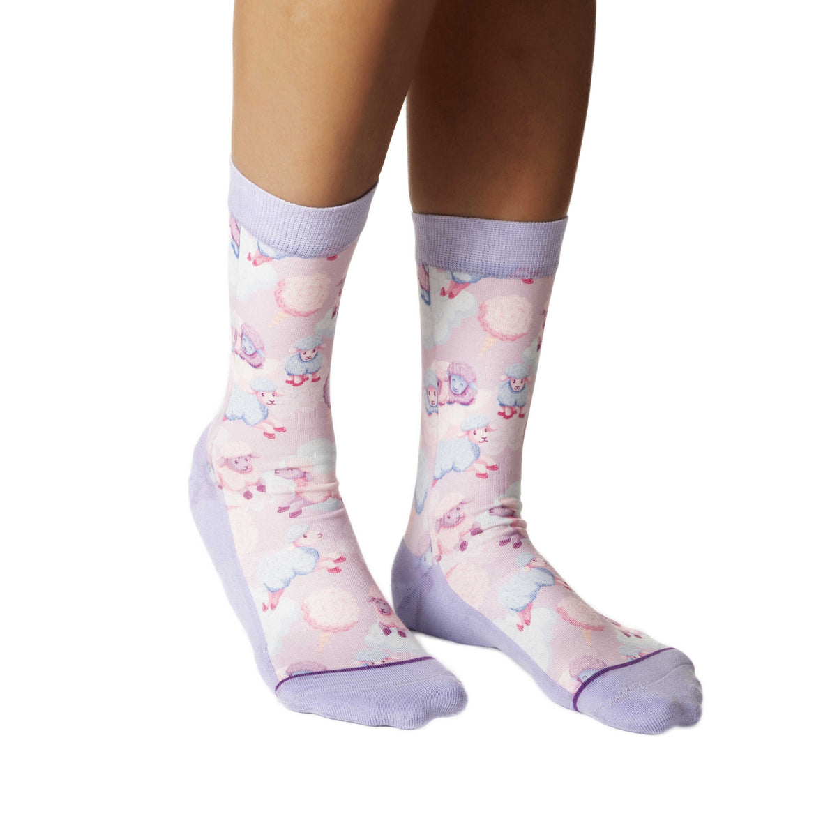 Women's Cotton Candy Sheep Socks