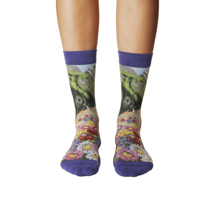 Women's Floral Meadow Socks