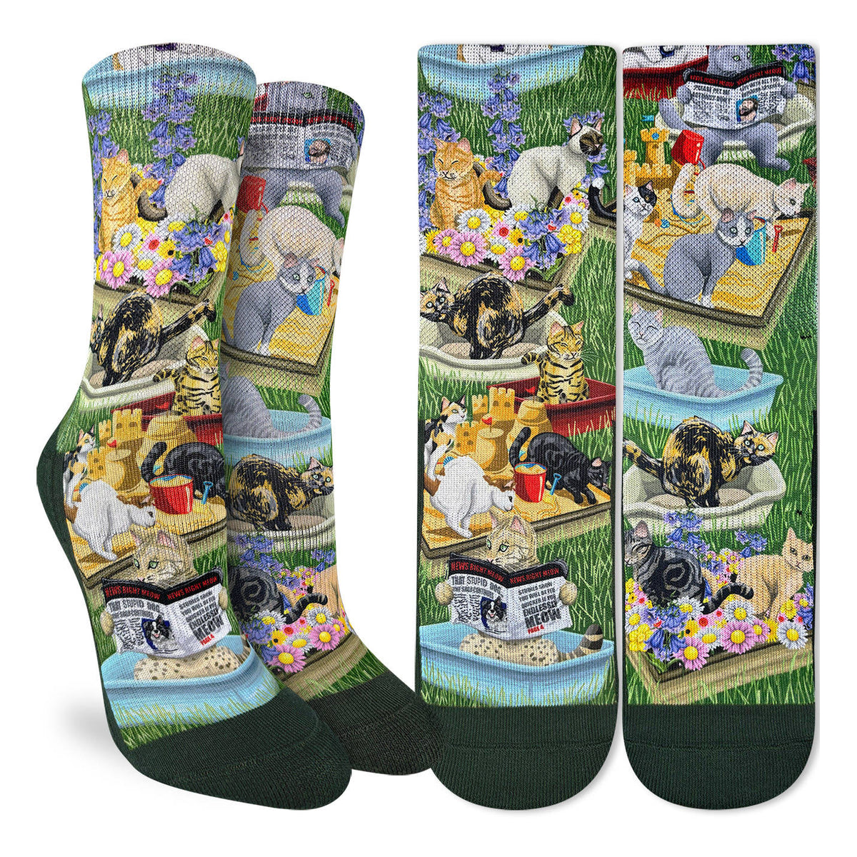 Women's Cats Pooping Socks