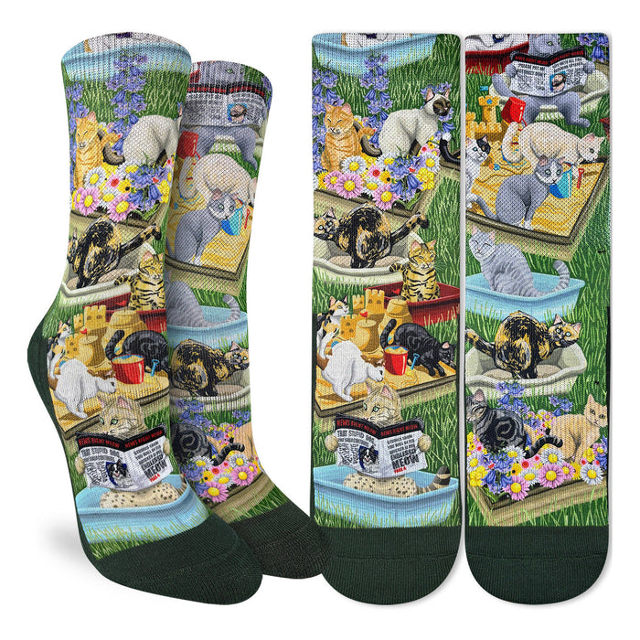Women's Cats Pooping Socks