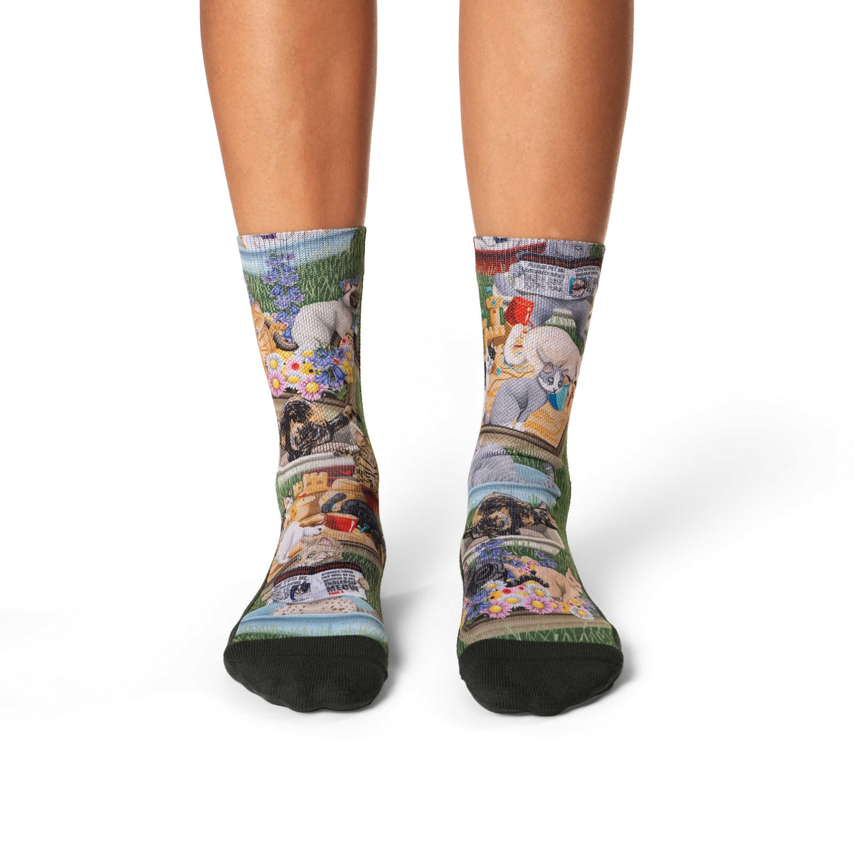 Women's Cats Pooping Socks