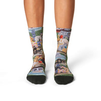 Women's Cats Pooping Socks