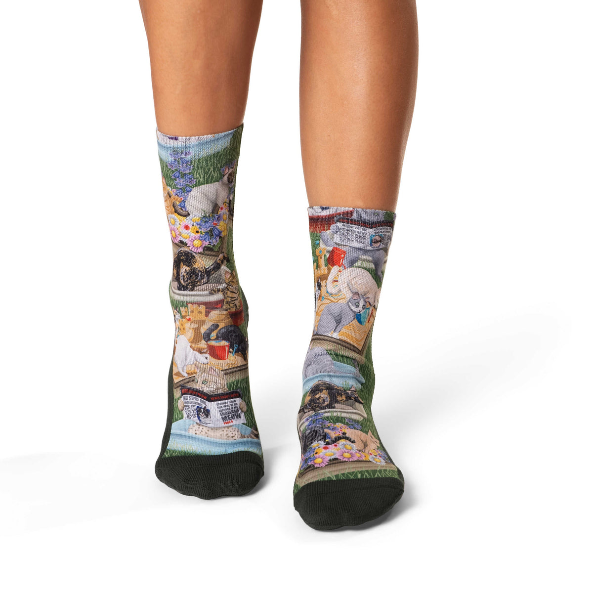 Women's Cats Pooping Socks