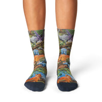 Women's Dinosaur World Socks