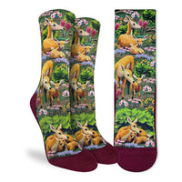 Women's Female Deer and Fawn Socks