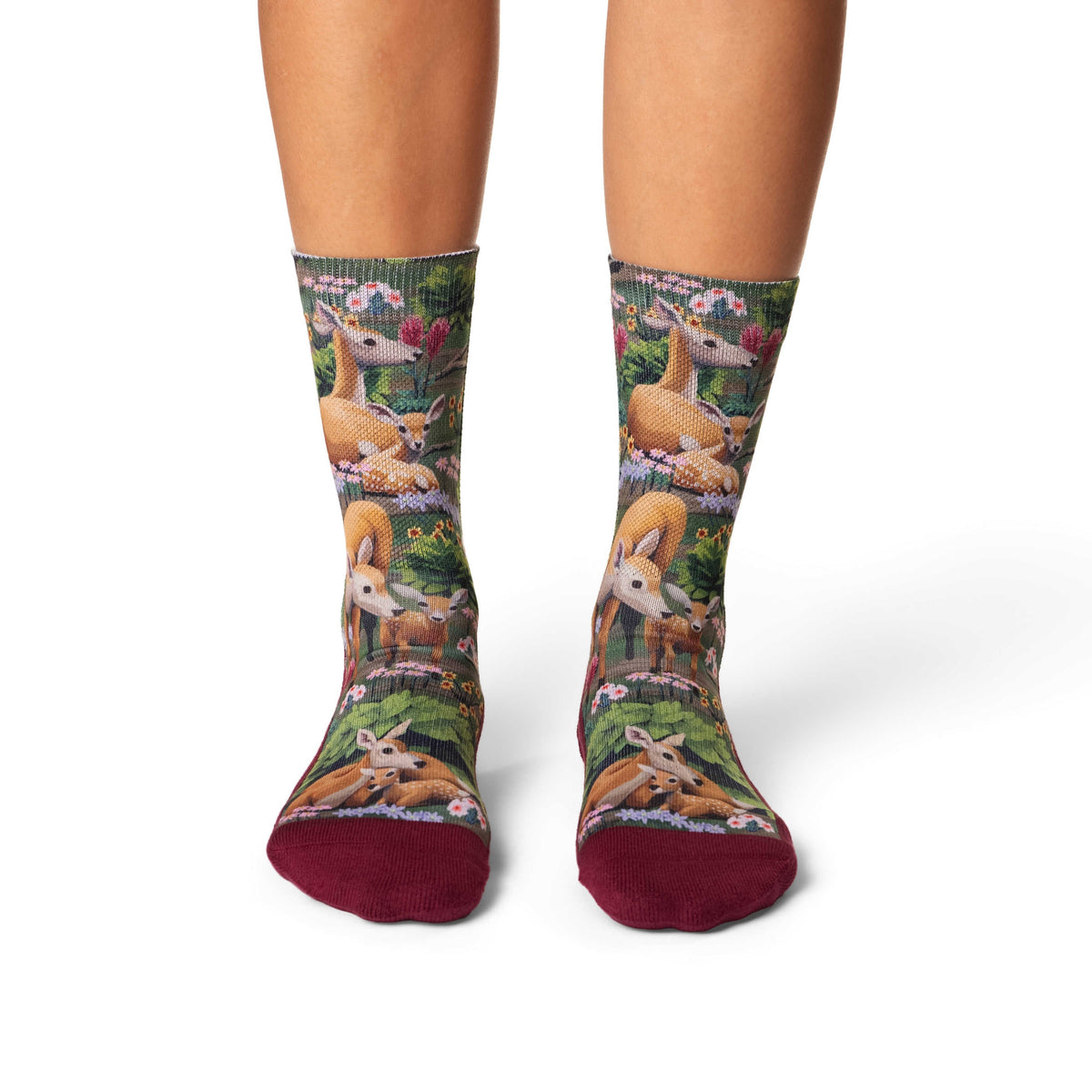 Women's Female Deer and Fawn Socks