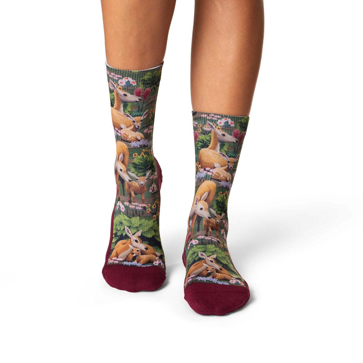 Women's Female Deer and Fawn Socks