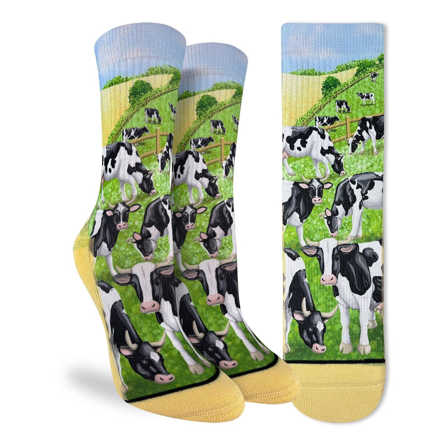 Women's Dairy Cows Socks – Good Luck Sock