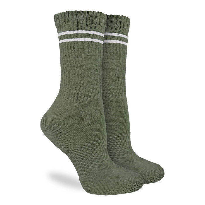 Women's Athletic Socks, Sage Green