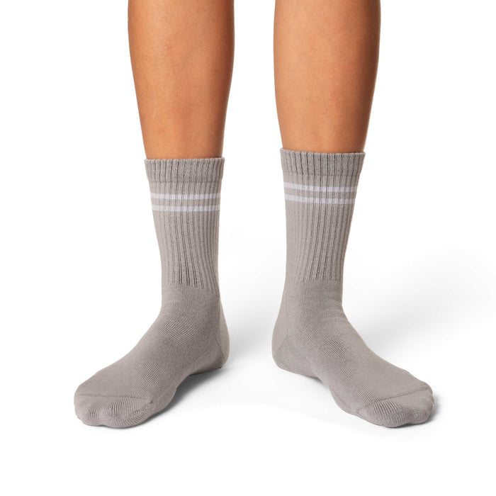 Women's Athletic Socks, Heather Gray