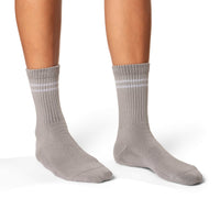 Women's Athletic Socks, Heather Gray