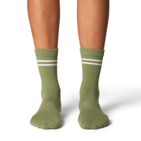 Women's Athletic Socks, Leaf Green