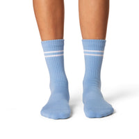 Women's Athletic Socks, Sky Blue
