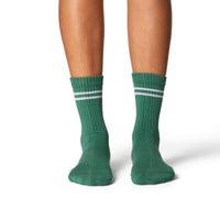 Women's Athletic Socks, Forest Green