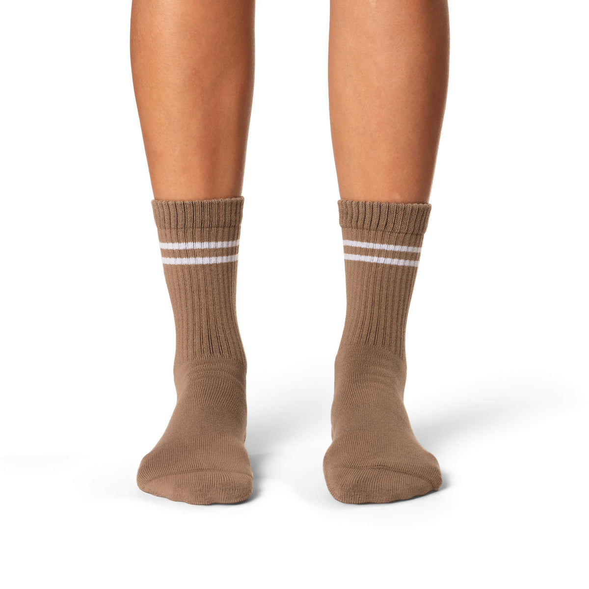 Women's Athletic Socks, Khaki