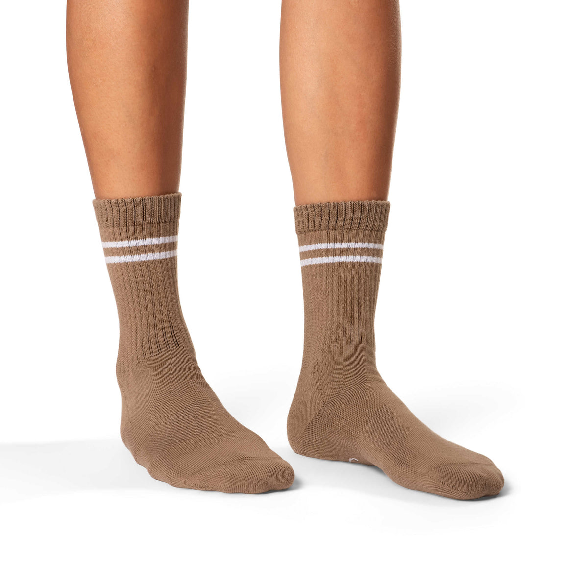 Women's Athletic Socks, Khaki