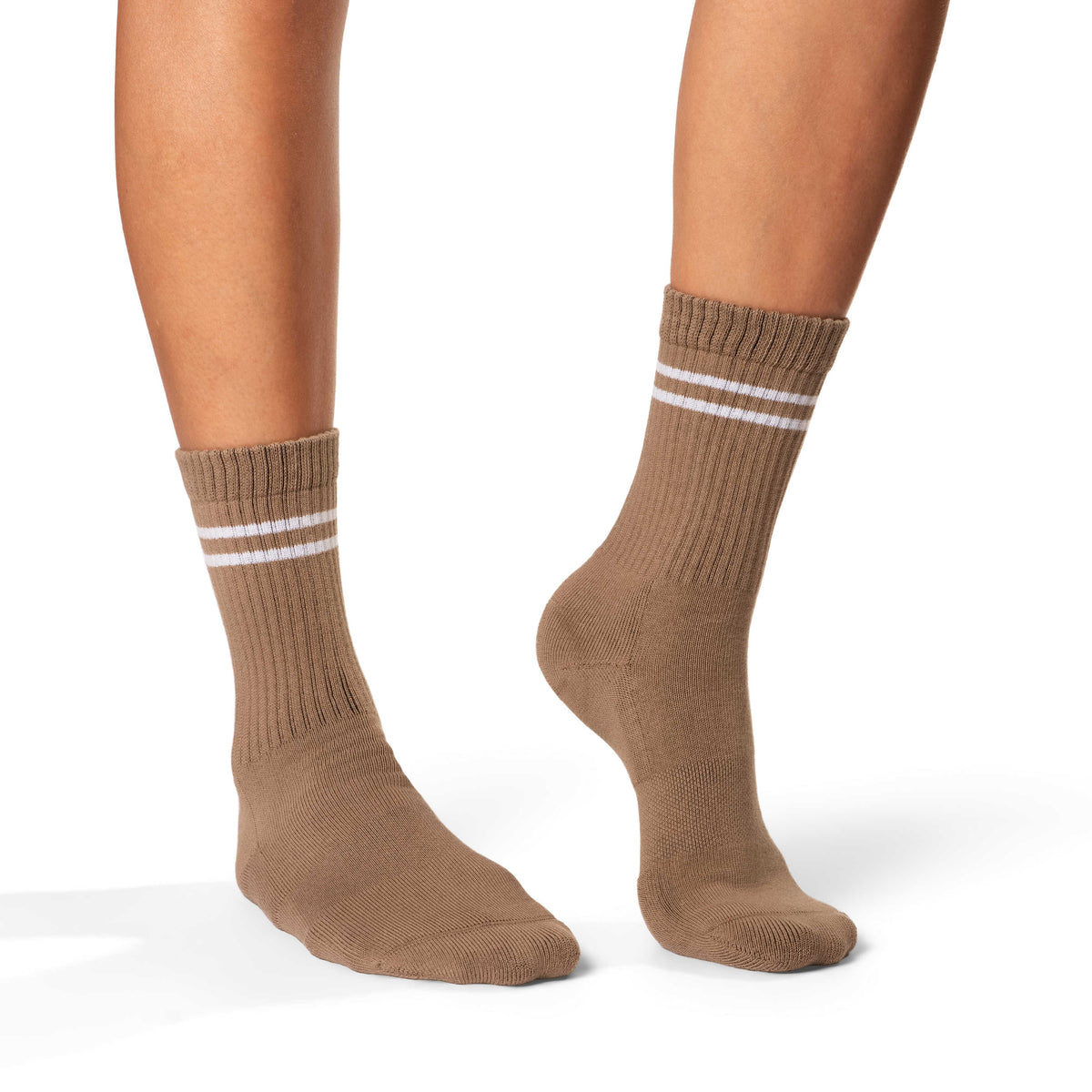 Women's Athletic Socks, Khaki