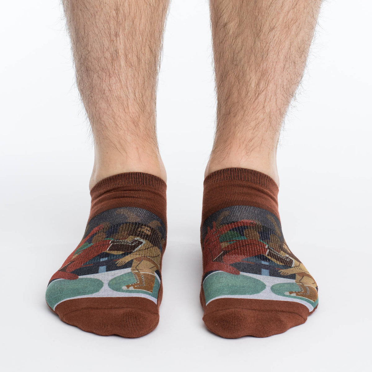Men's Wrestling Good vs. Evil Ankle Socks