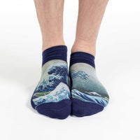 Men's Great Wave Off Kanagawa Ankle Socks