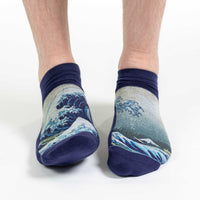 Men's Great Wave Off Kanagawa Ankle Socks