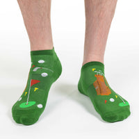 Men's Golf Green Ankle Socks
