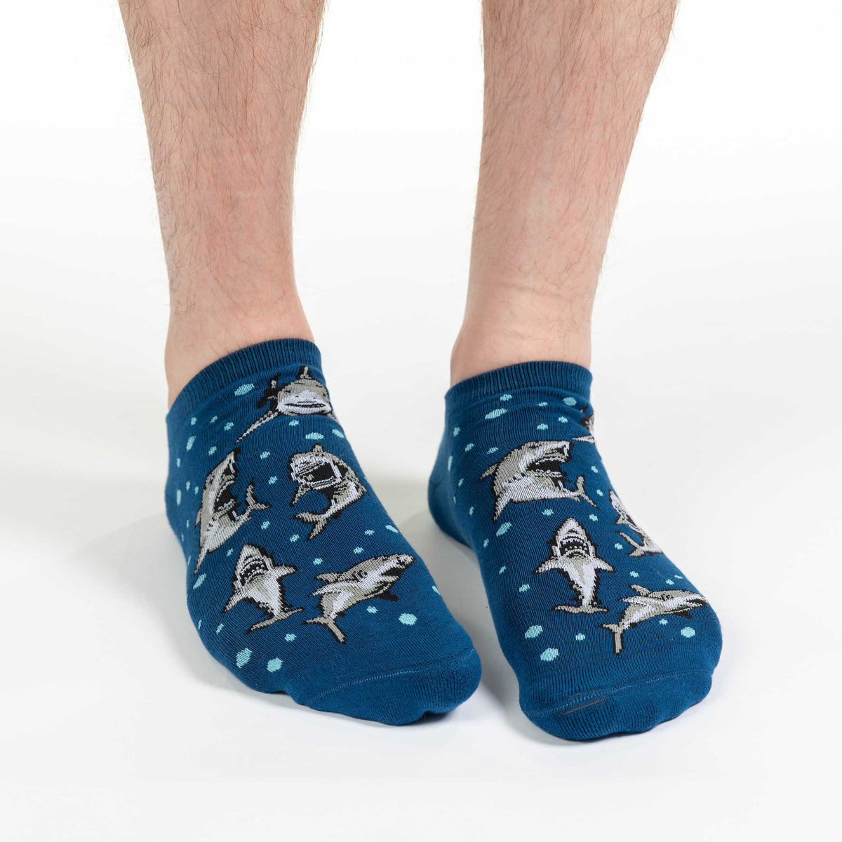 Men's Shark Attack Ankle Socks