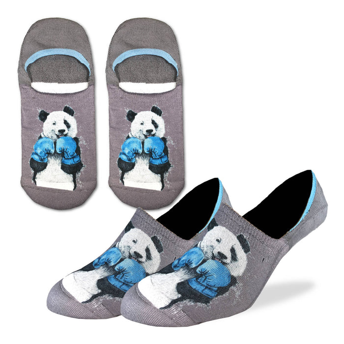 Men's Boxing Panda No Show Socks