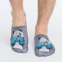 Men's Boxing Panda No Show Socks