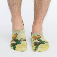 Men's Cactus Guitar No Show Socks