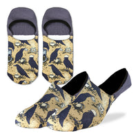 Men's Coffee Crow No Show Socks