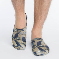 Men's Coffee Crow No Show Socks