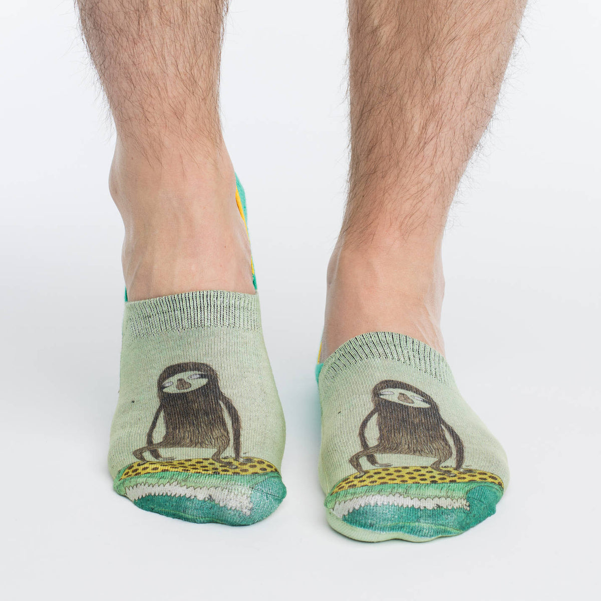 Men's Surfing Sloth No Show Socks
