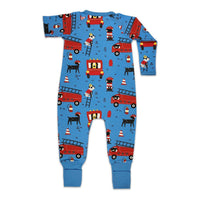 Doggy Firefighters Baby Pajamas