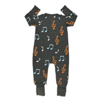 Music Notes Baby Pajamas